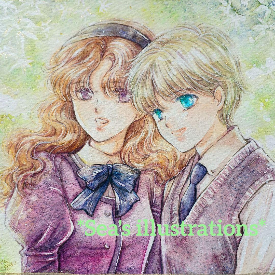 ◇春の便り◇手描きイラスト 手描きの春イラストSETイラスト - No: 22540164｜無料イラスト・フリー