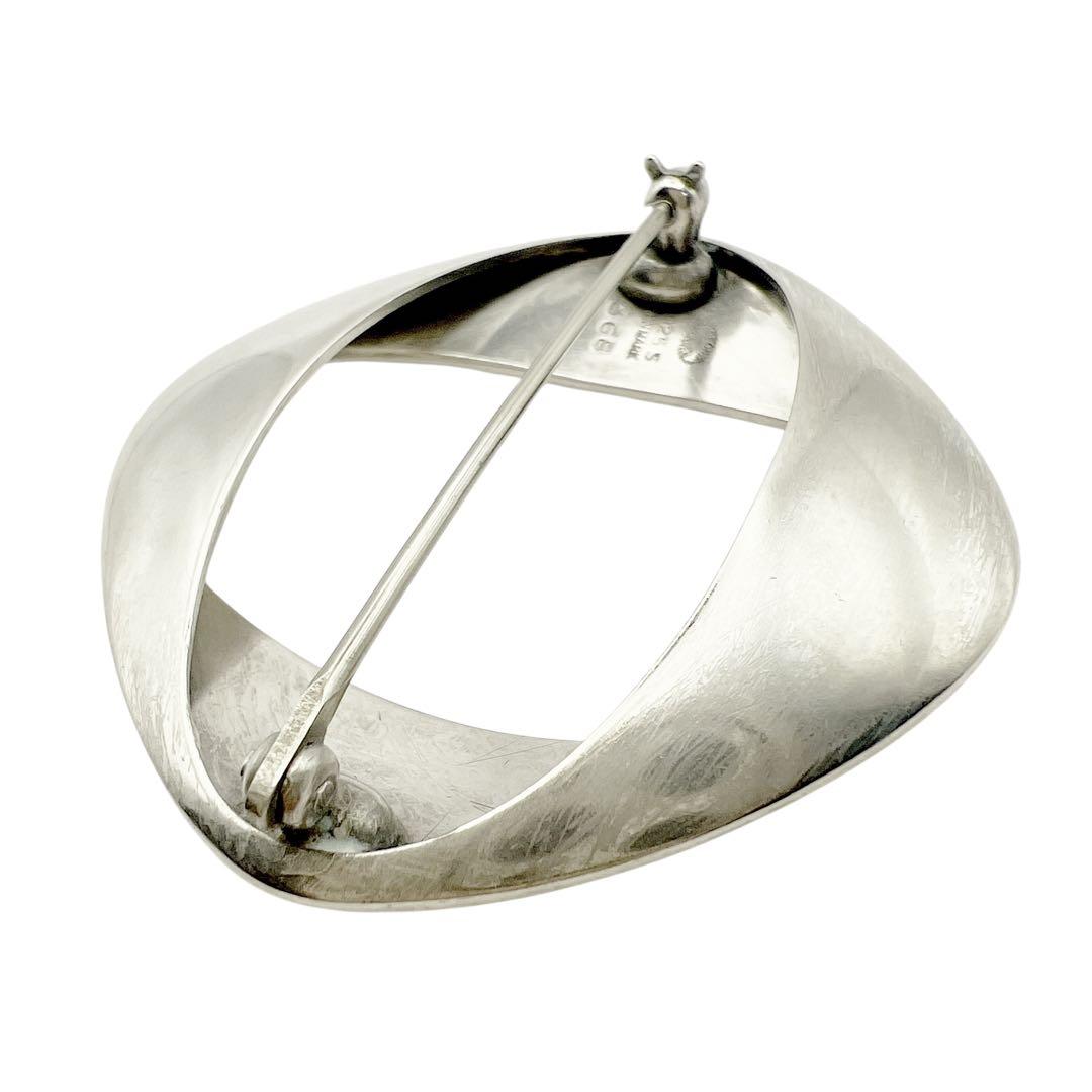 ジョージジェンセン 368 シルバー ピンブローチ - メルカリ