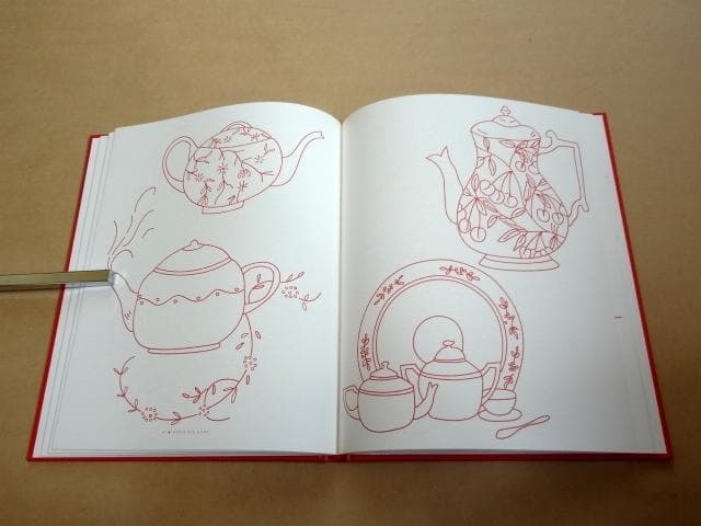 ☆ RED & WHITE レッドワークキルト 赤糸 図案集 解説本 2冊セット