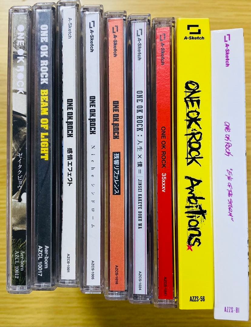ONE OK ROCK CD アルバム 9枚セット 《初回盤 CD+DVDあり》