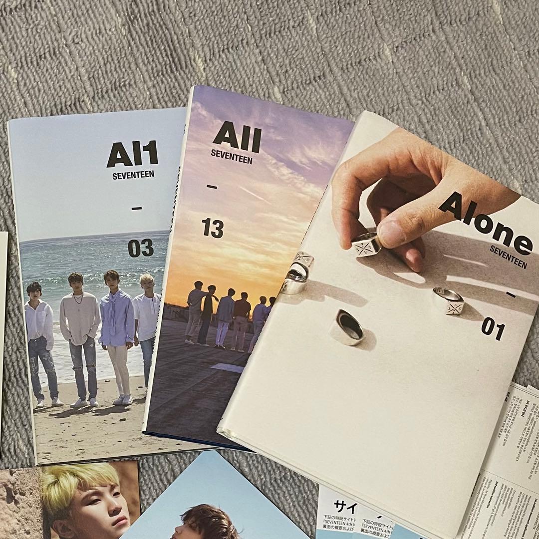 SEVENTEEN album Al1 All Alone、going 3点 Amazon.com: [Reissue] Seventeen - 4th Mini Album Al1 (Alone ver