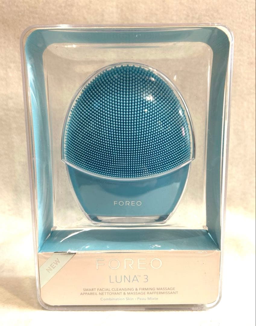 新品未使用品　FOREO LUNA3 美顔器　水色　フォレオ　ルナ3 混合肌用 楽天市場】美顔器 LUNA 3 フォレオ 電動 洗顔ブラシ FOREO LUNA 3 ルナ