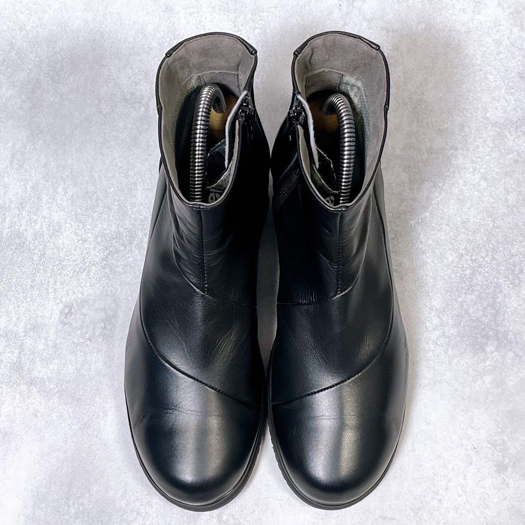 美品【アシックス ペダラ】 ショートブーツ 23 ゴアテックス アイス