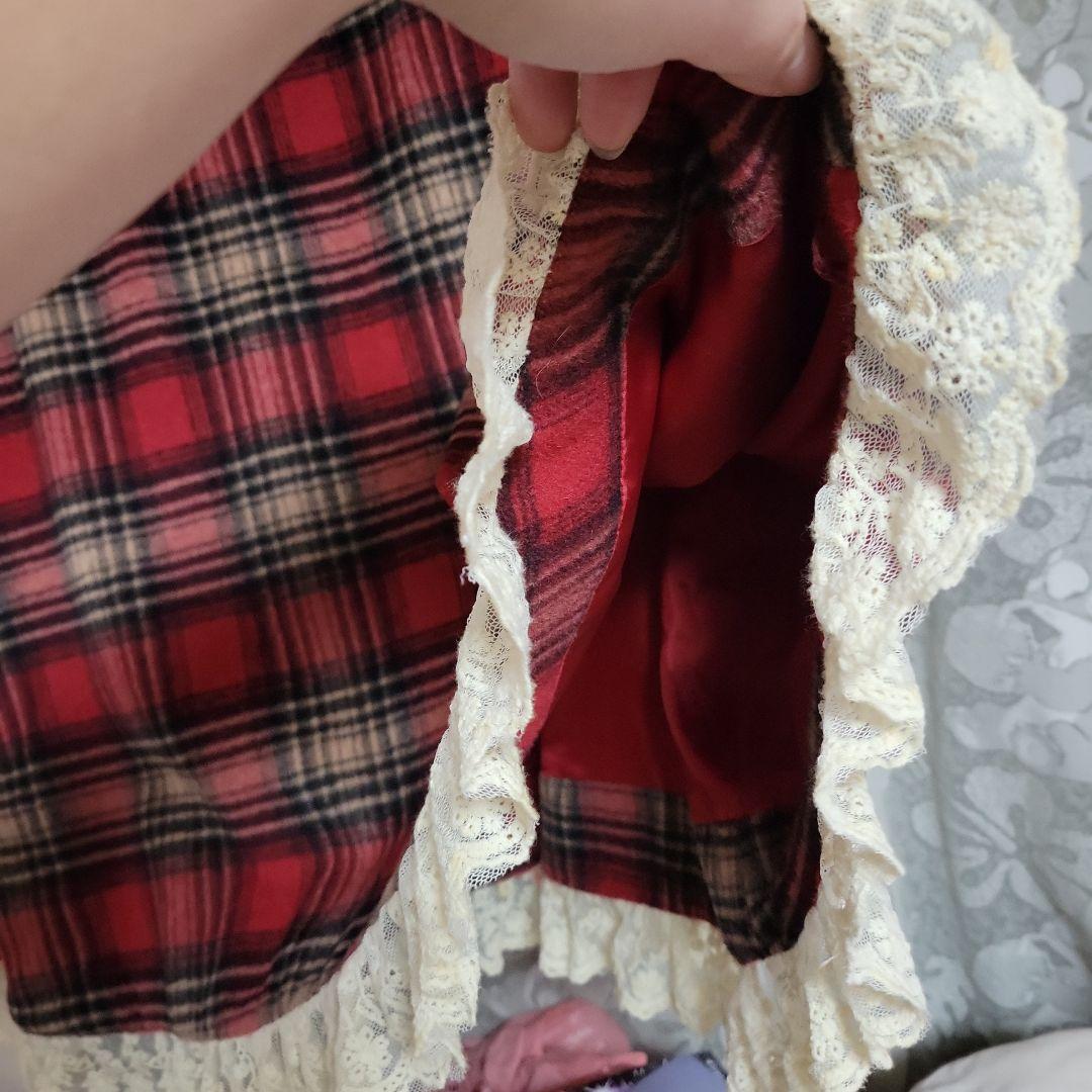 きゅー様専用 LIZ LISA 赤チェック ポンチョ 平成レトロ 平成ギャル