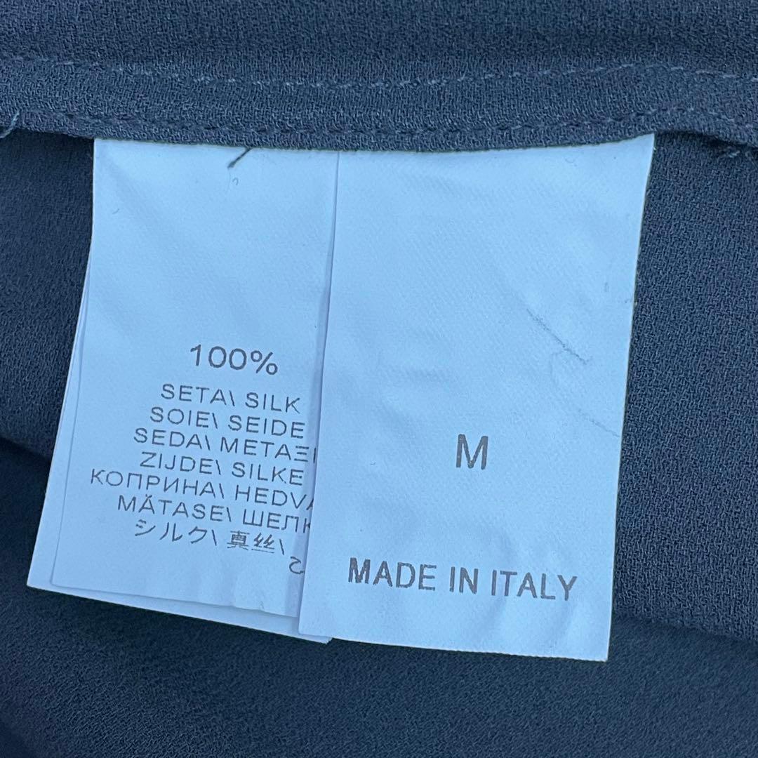 美品 BRUNELLO CUCINELLI ダークグレー 長袖ワンピース シルク - メルカリ