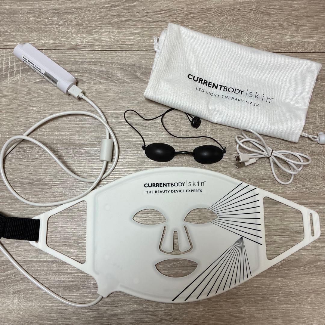 CURRENTBODY　skin LED ライトセラピーマスク LED フェイス マスク | レッド ライト セラピーマスク | FDA認証