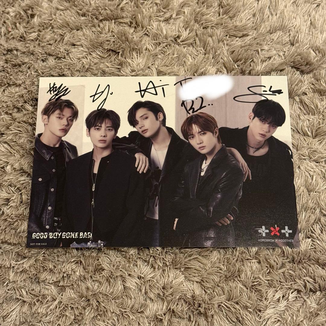 TXT 直筆 全員サイン会 ヨンジュン ボムギュ スビン テヒョン