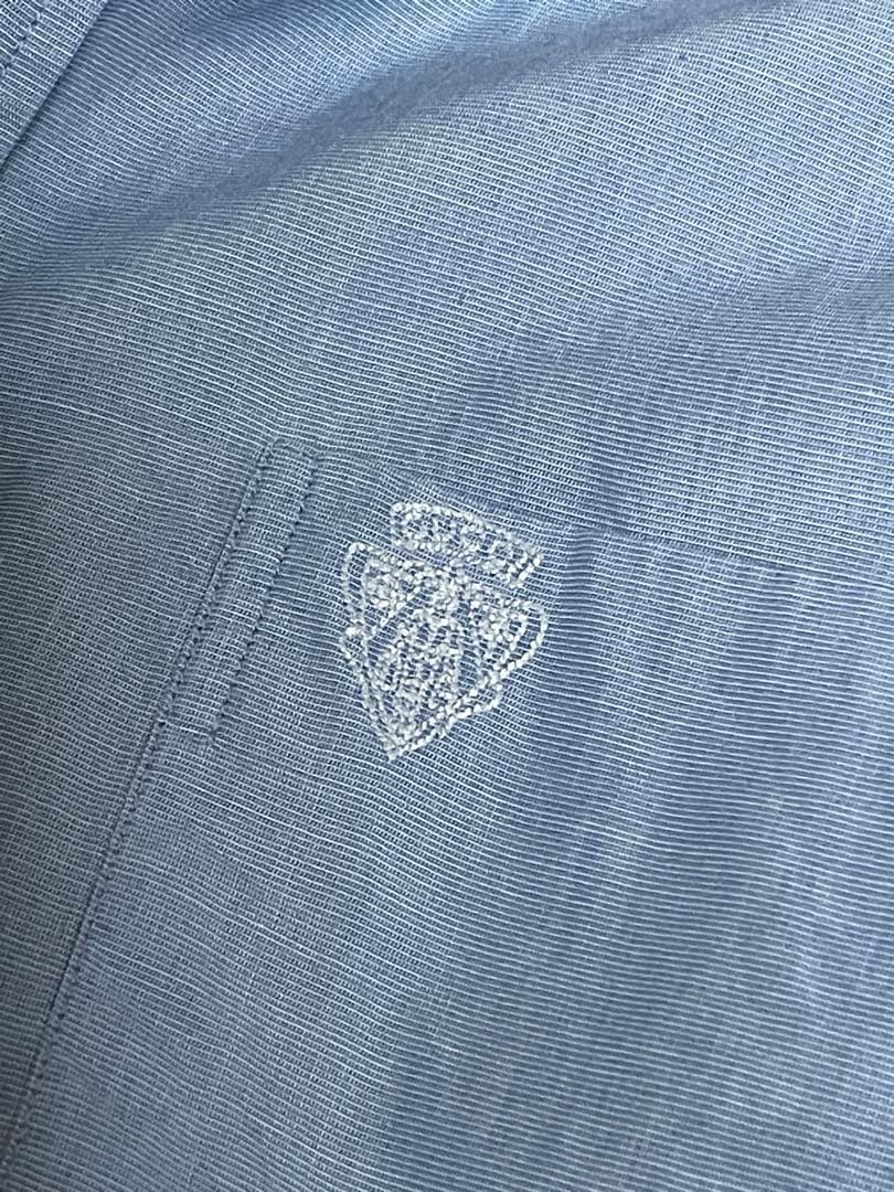 Gucci グッチライトブルー 長袖シャツ ボタンアップ - メルカリ