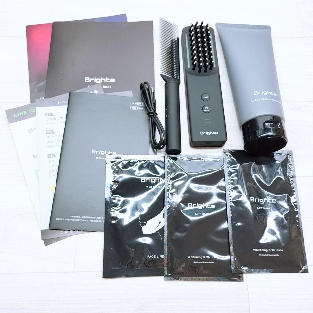 新品同様☺付属品完備 Brighte ブライト エレキブラシ プラス Brighte(ブライト) | つまり、瞬間リフトアップ