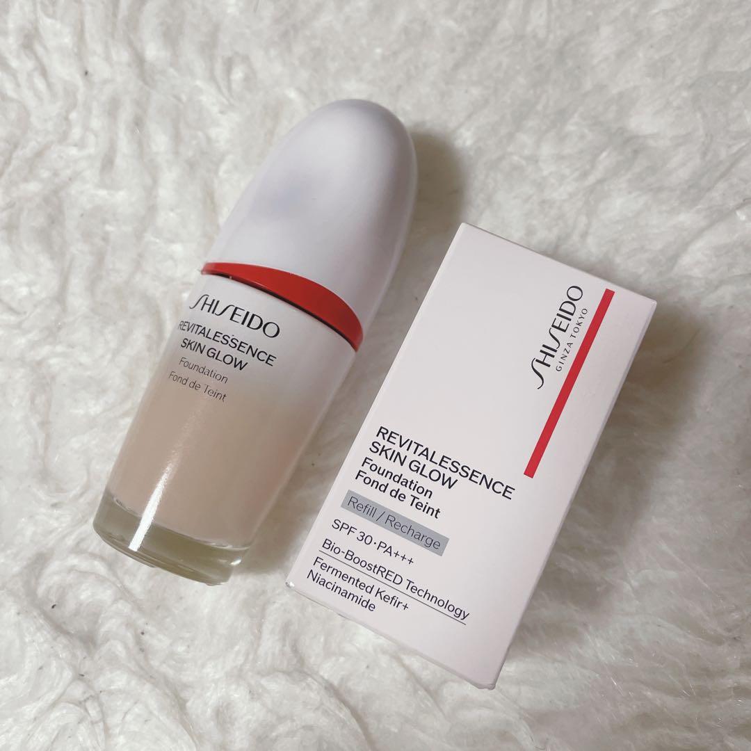 資生堂 エッセンススキングロウファンデーション140 本体&レフィル SHISEIDO（資生堂） エッセンス スキングロウ ファンデーション