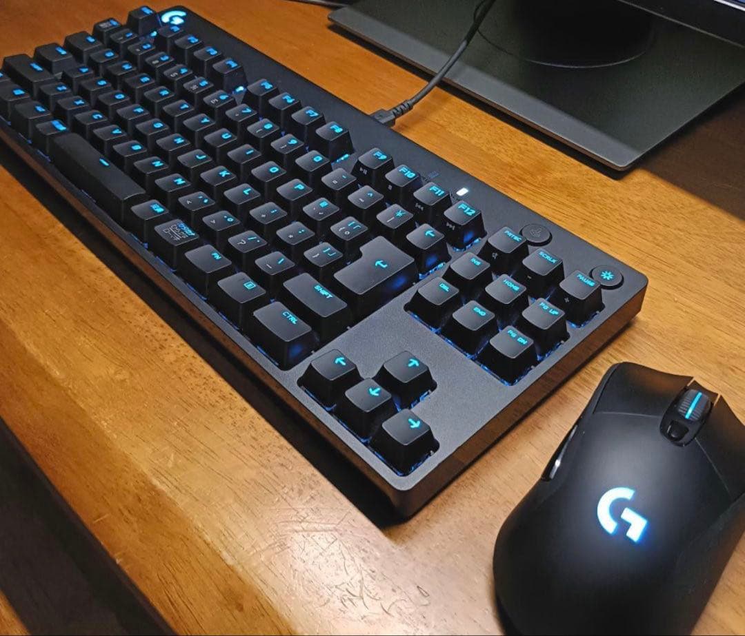 Logicool G PRO キーボード (赤軸)　G703h マウスセット logicool（ロジクール） G703 ゲーミング マウス 無線 G703h 25K HERO