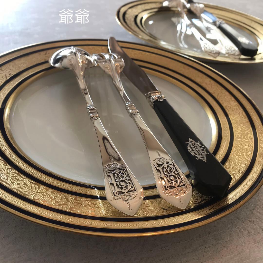 カルディヤック】純銀／アイスクリームスプーン／ルネサンス