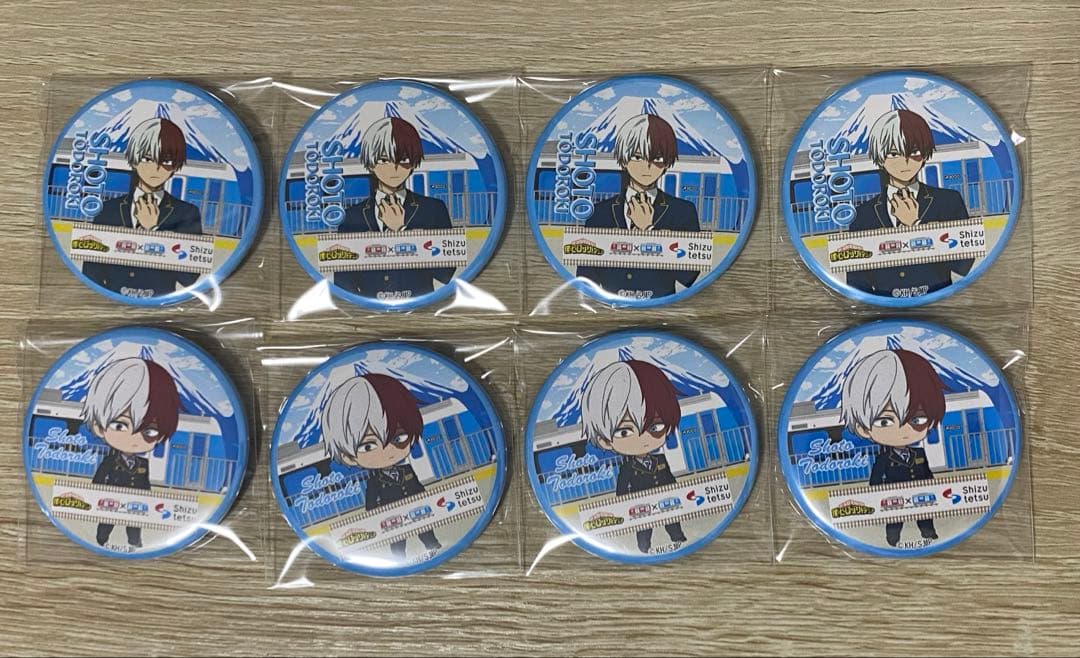 ヒロアカ 静鉄コラボ 缶バッジ 轟焦凍 8点セット - メルカリ