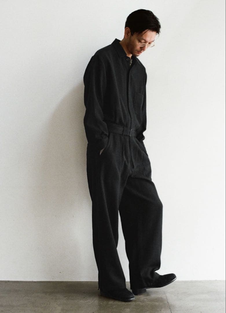 パンツ Felted Wool Utility Overall LIDNM初となるオーバーオール、ついに完成です。 ずっと作りたかった