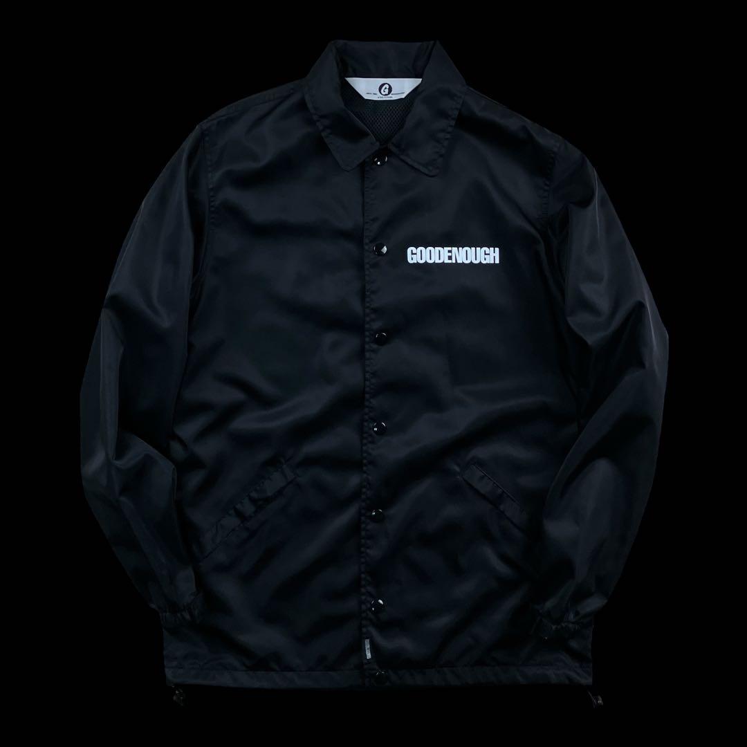 GOODENOUGH グッドイナフ ベンチレーションコーチジャケット ブラック