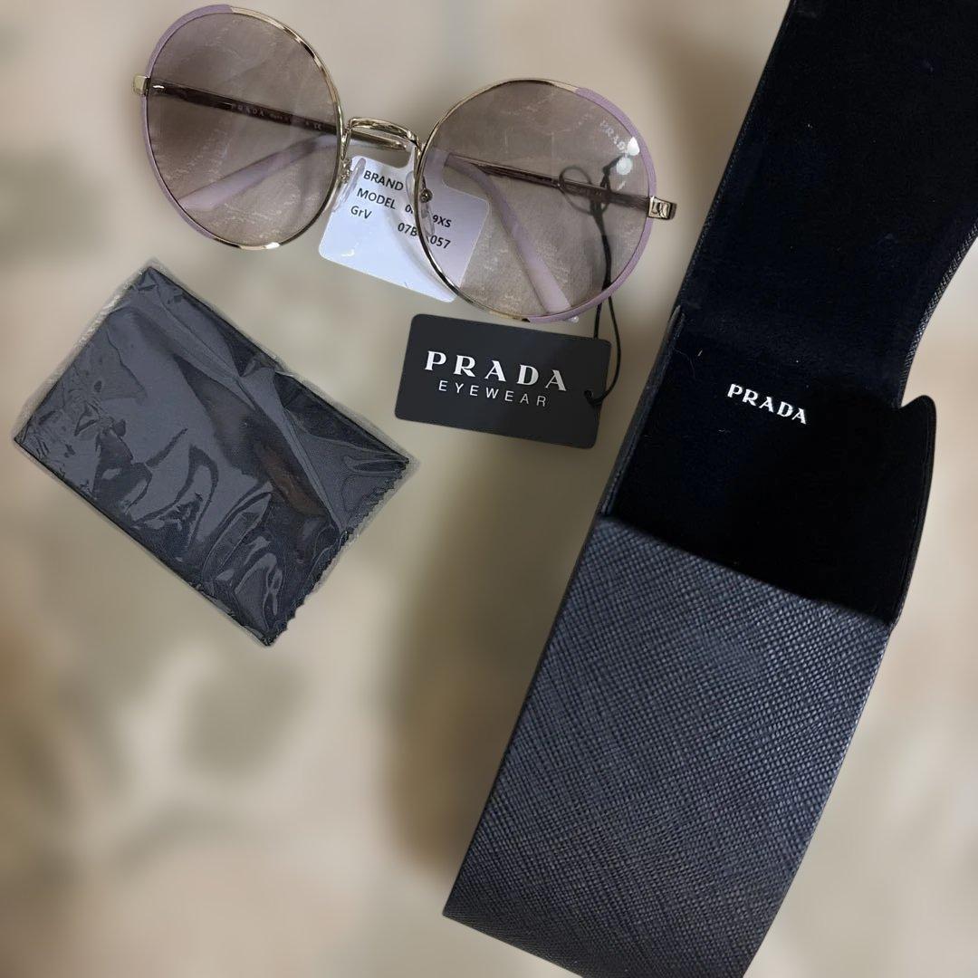 PRADA サングラス 07BA57 グラデーション紫 Purple Lenses Sunglasses With Triangle Logo | PRADA