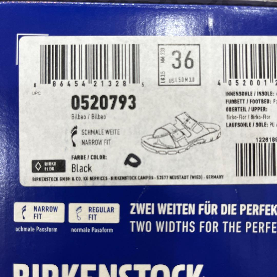 ビルケン.アリゾナの高級版BILBAO BLACK36 新品定価¥13200 - メルカリ