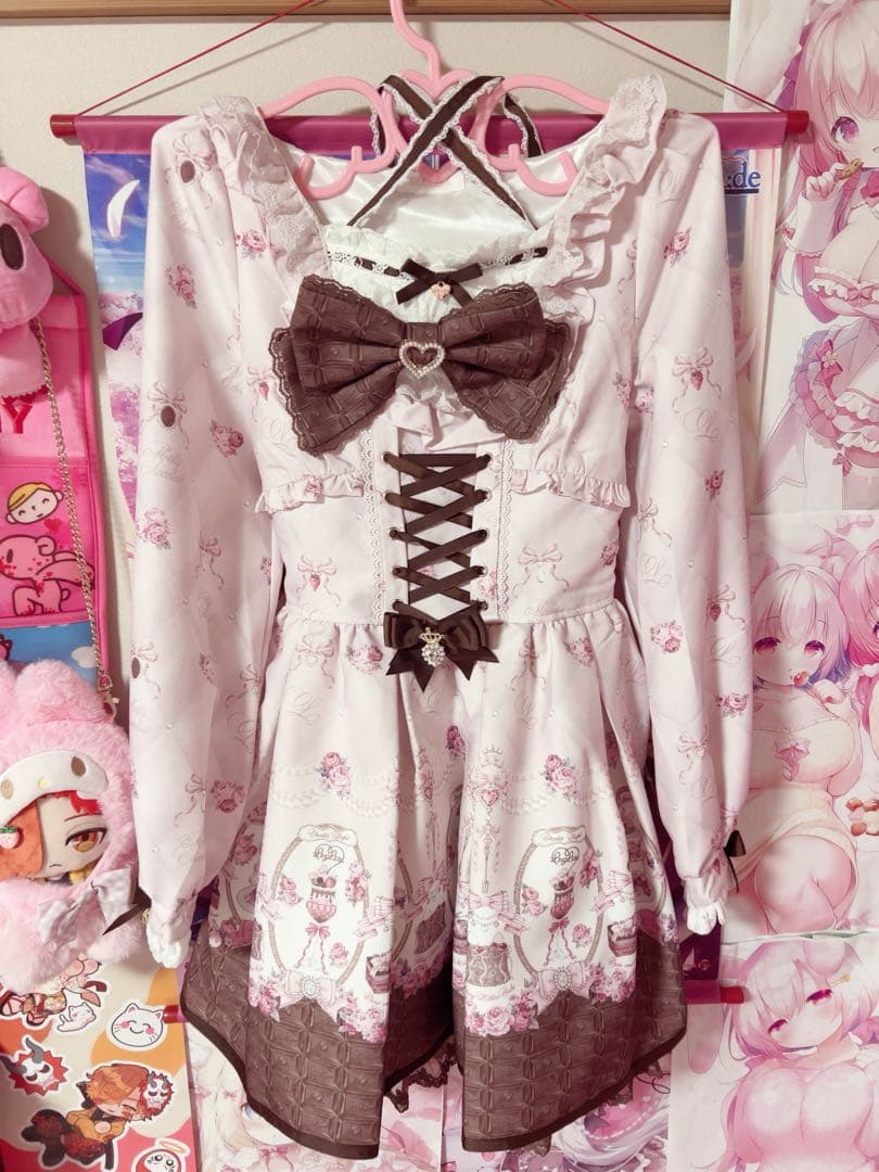 ♥ LIZLISA Melty Chocolateワンピース ピンク ♥ Melty Chocolateワンピース ｜ LIZ LISA（リズリサ）公式通販 ｜ Tokyo