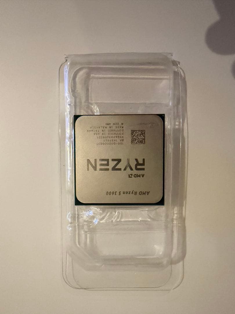 Ryzen 5 3600 (CPUのみ・動作確認済み) Amazon | AMD Ryzen 5 3600 with Wraith Stealth cooler 3.6GHz 6コア