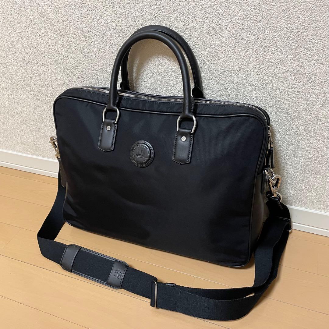 【未使用に近い】ダンヒル ブリーフケース 2way ギャランティカード付 dunhill（ダンヒル） 並行輸入 ブリーフケース dunhill 1893 ハーネス