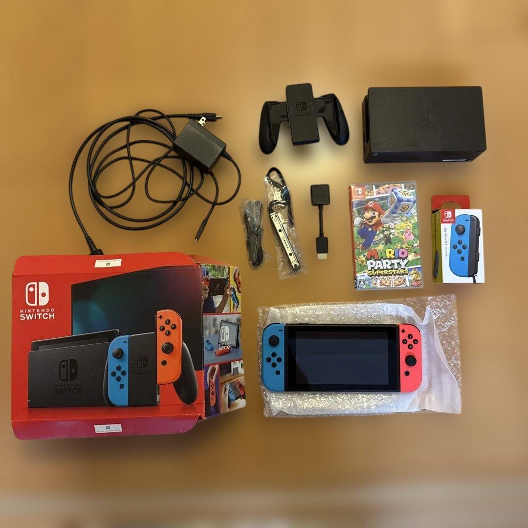 Switch Nintendo Switch 追加ジョイコン、マリオパーティ付き Amazon.co.jp: スーパー マリオパーティ ジャンボリー - Switch ＋