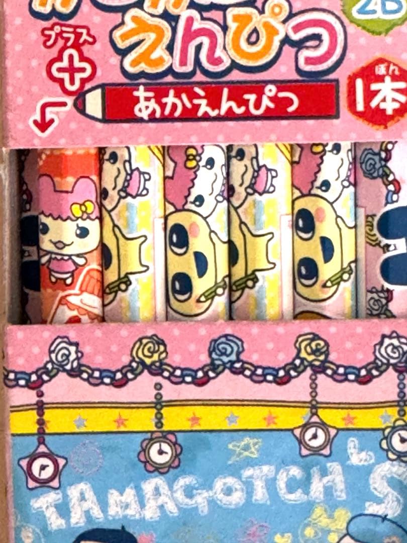 たまごっち☆鉛筆［2B+赤鉛筆 ］1ダース 平成レトロ 2004 レア❗️匿名