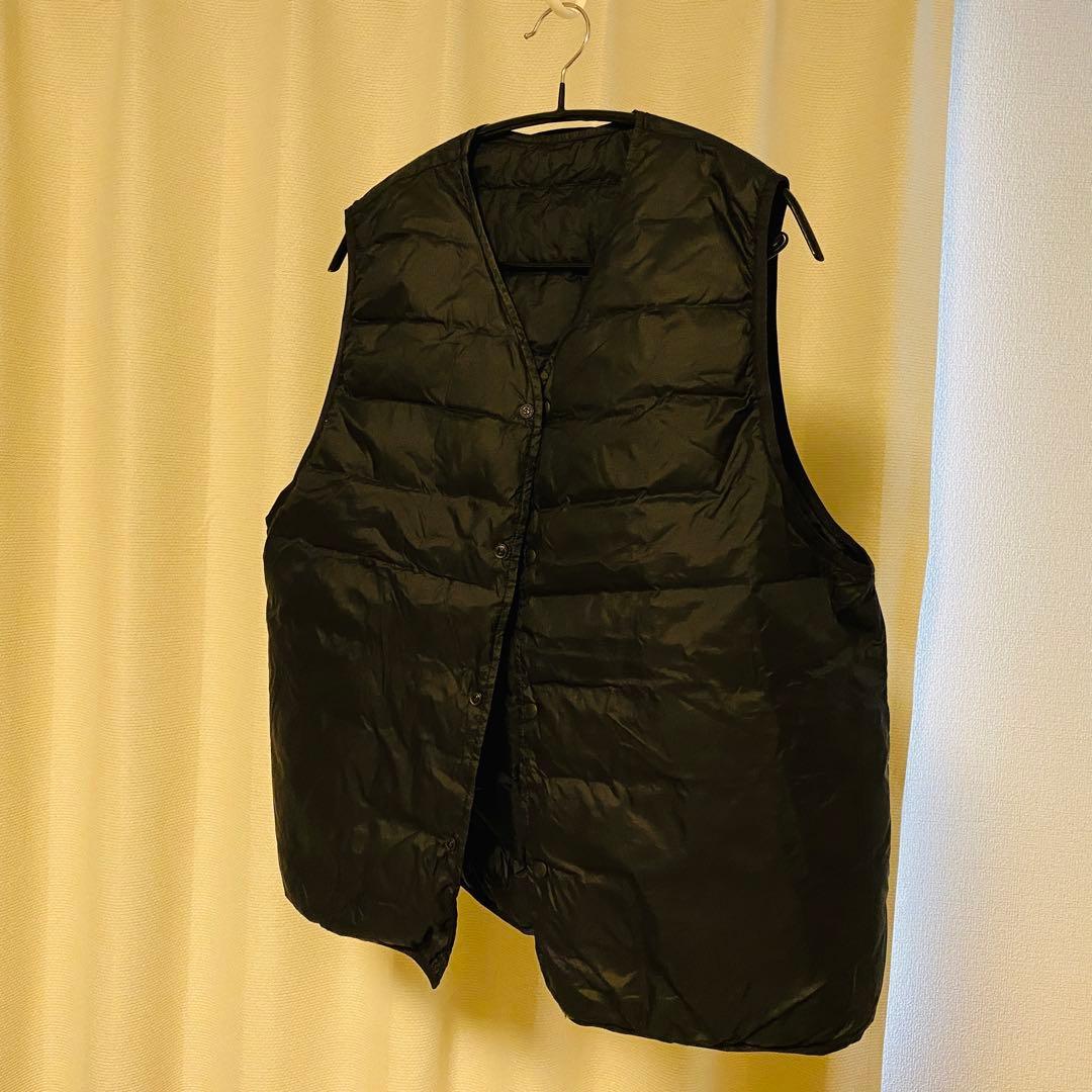 無印良品 MUJI LABO軽量ポケッタブルリバーシブルダウンベスト S~M