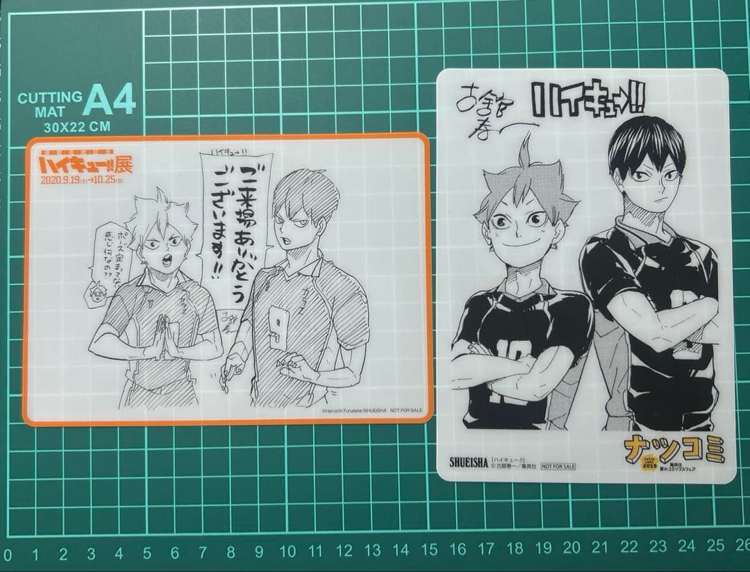 ハイキュー 原画展 入場特典 ナツコミ 2019 日向翔陽 影山飛雄 - メルカリ
