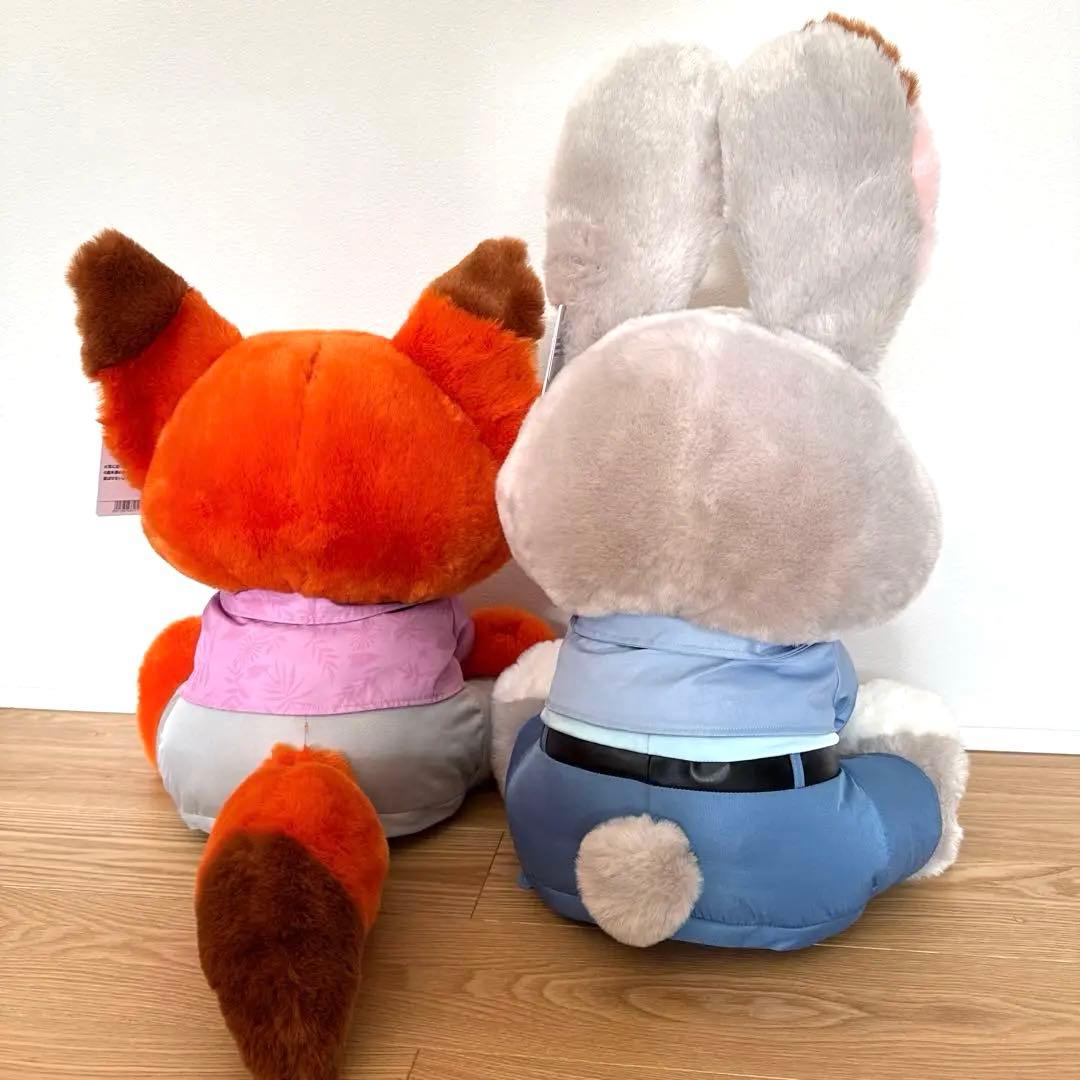 ズートピア2 ジュディ ニック ぬいぐるみ コストコ ブランケット付き