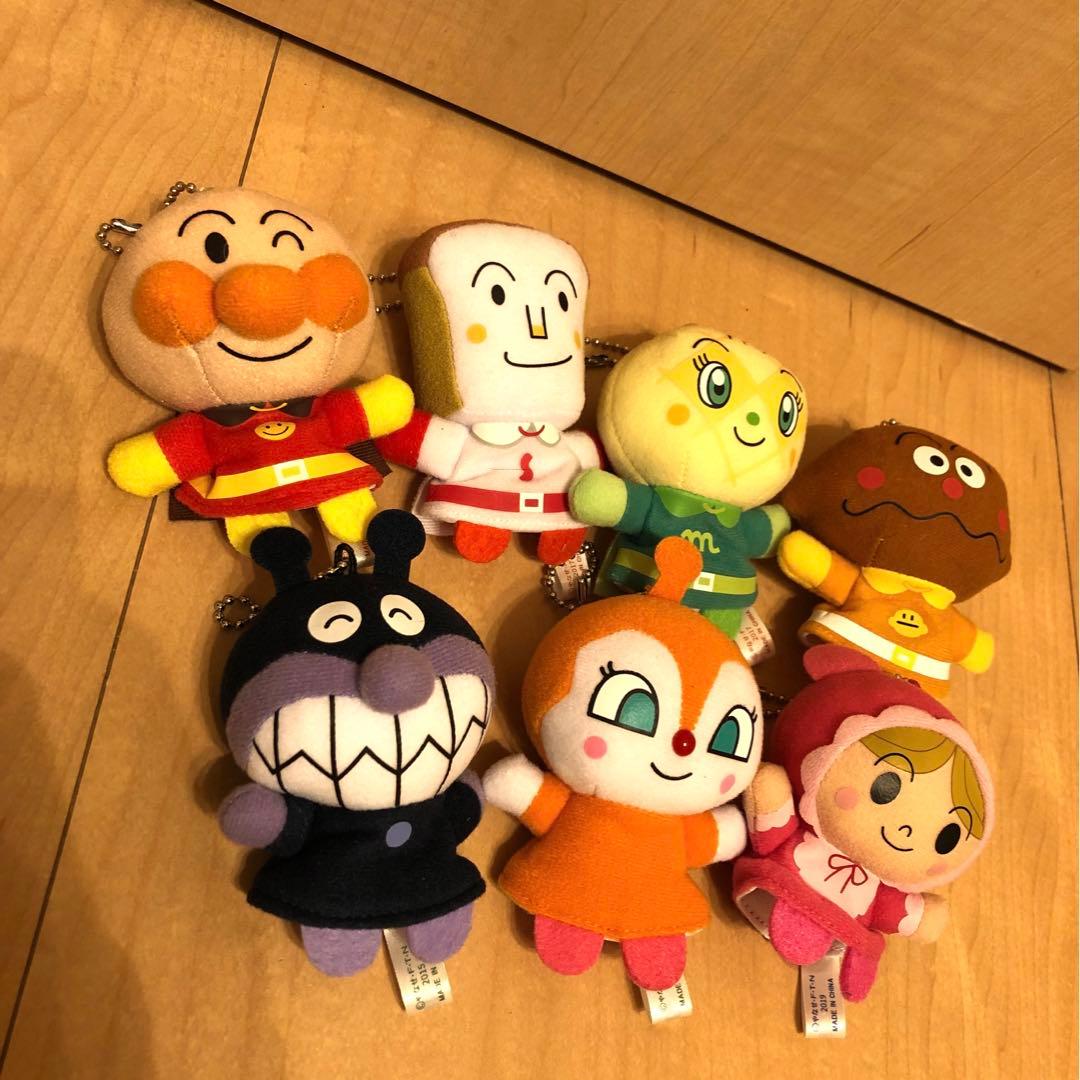 美品】アンパンマン 指人形キーホルダー7点セット - メルカリ