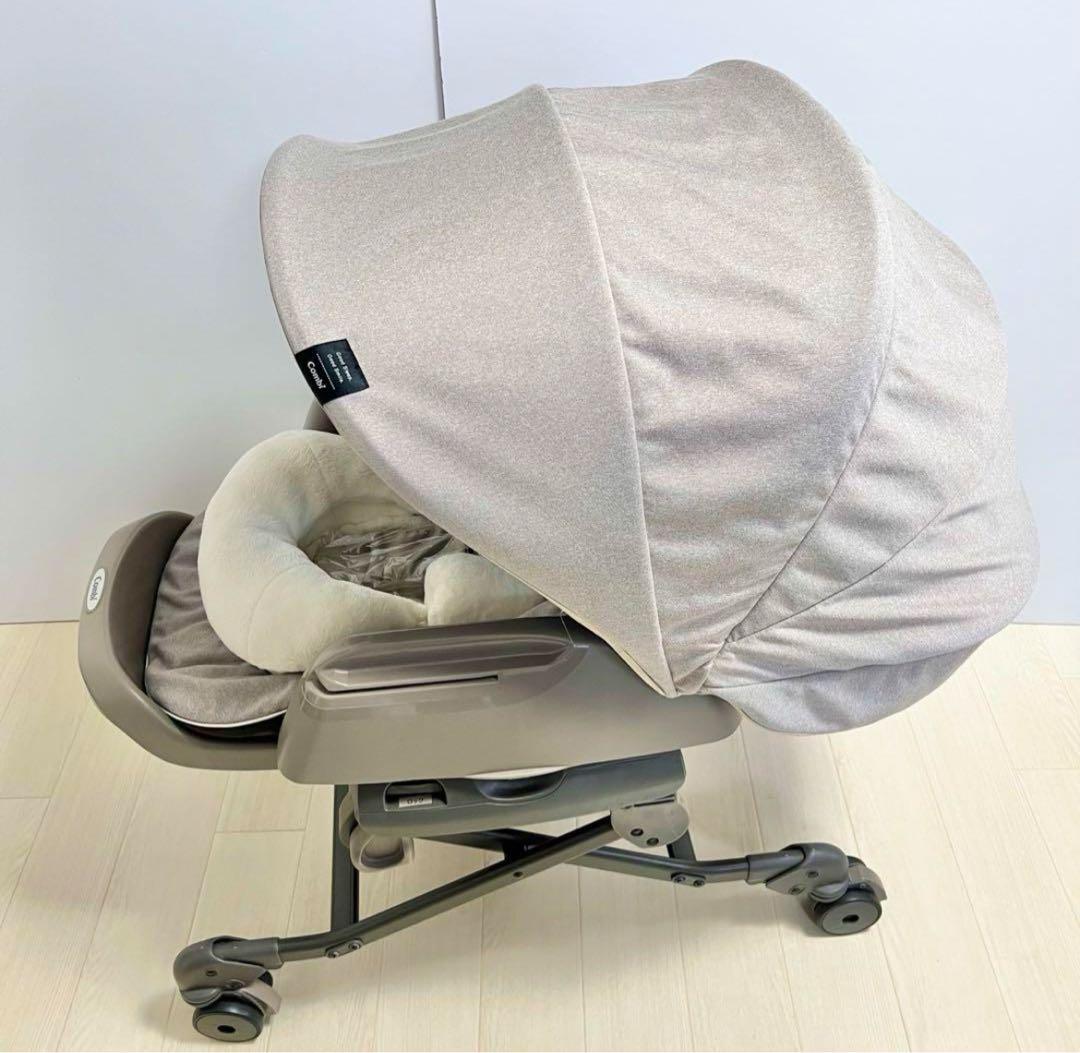 ★美品★コンビ ネムリラ オートスウィング BEDi おやすみドーム EG コンビ ホワイトレーベル ネムリラ AUTO SWING BEDi おやすみドーム EG