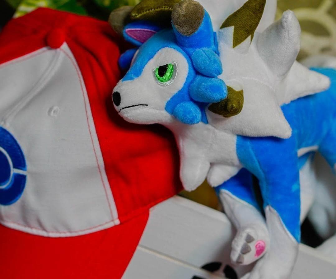 ルガルガン ぬいぐるみ 色違い 青 たそがれ ブルー33cm 紙袋付【残3