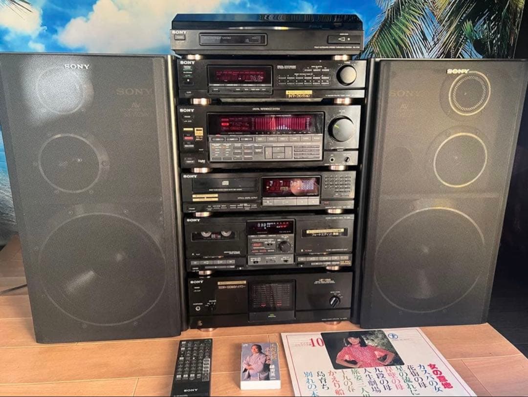 内蔵ブルーツゥース変更可能SONYリバティ LBT-V925 中古品レコード付き