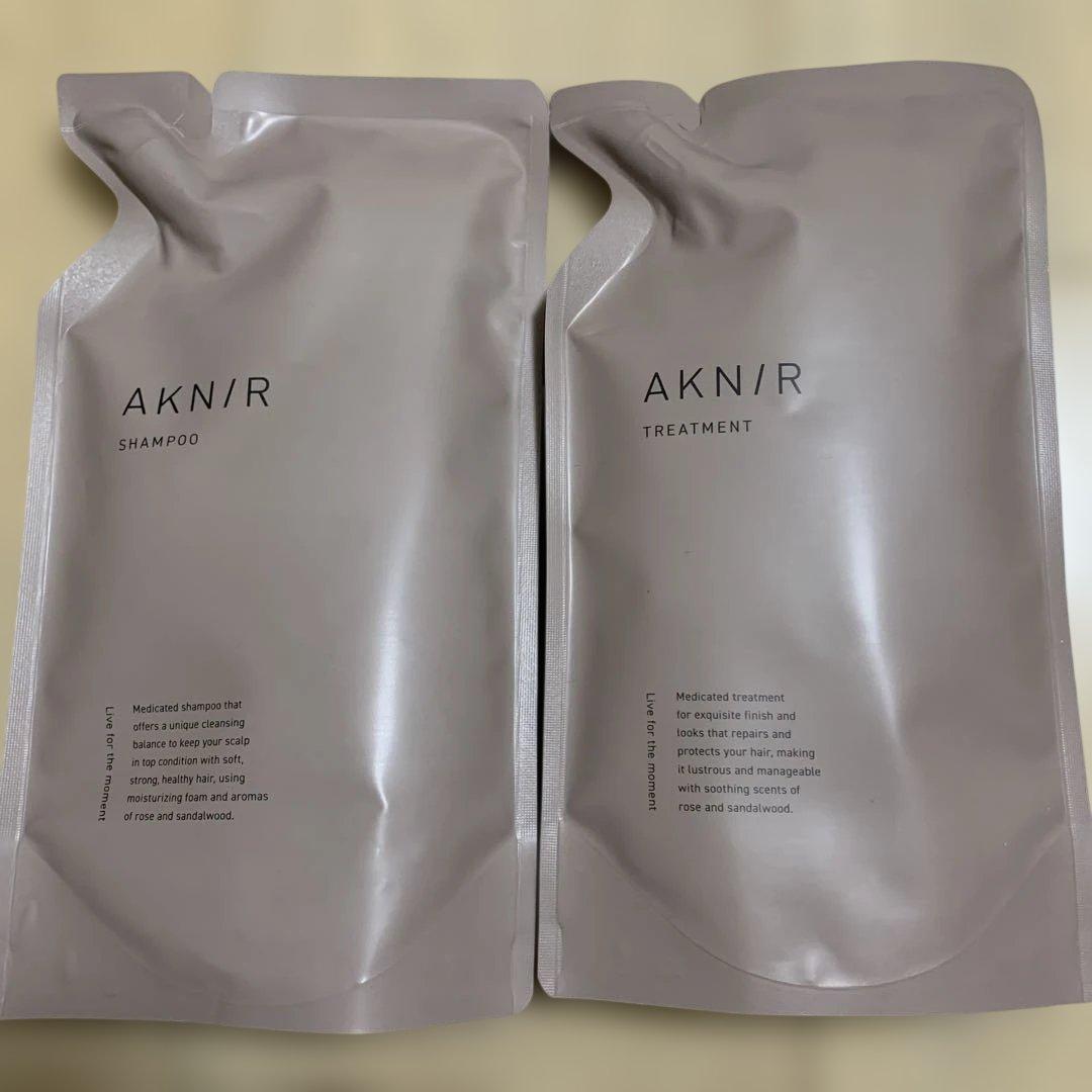 新品]AKNIR 薬用シャンプー トリートメント セット(詰め替え用) - メルカリ