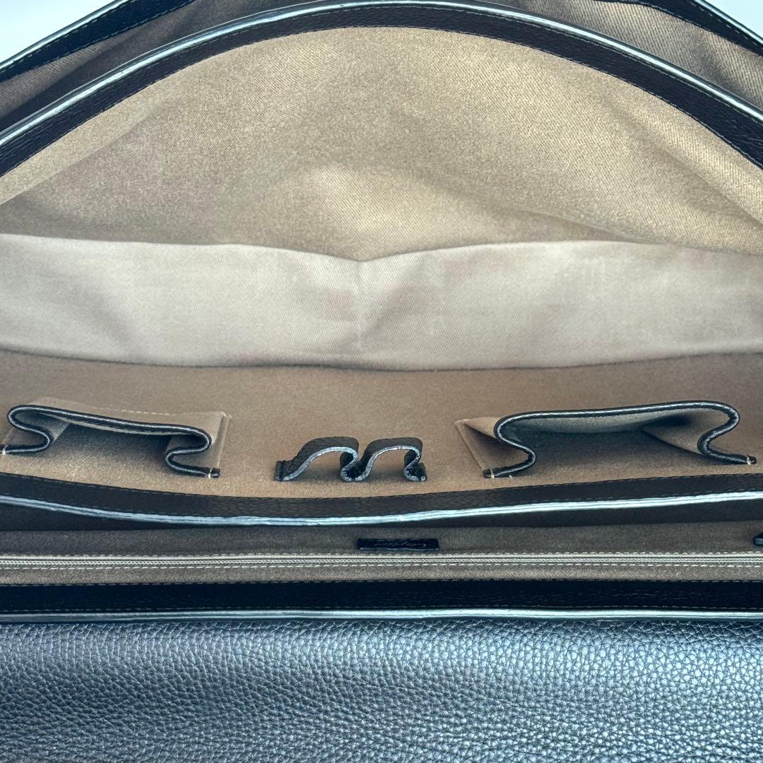 値引不可】カルティエ サントス ビジネスバッグ レザー ダークブラウン