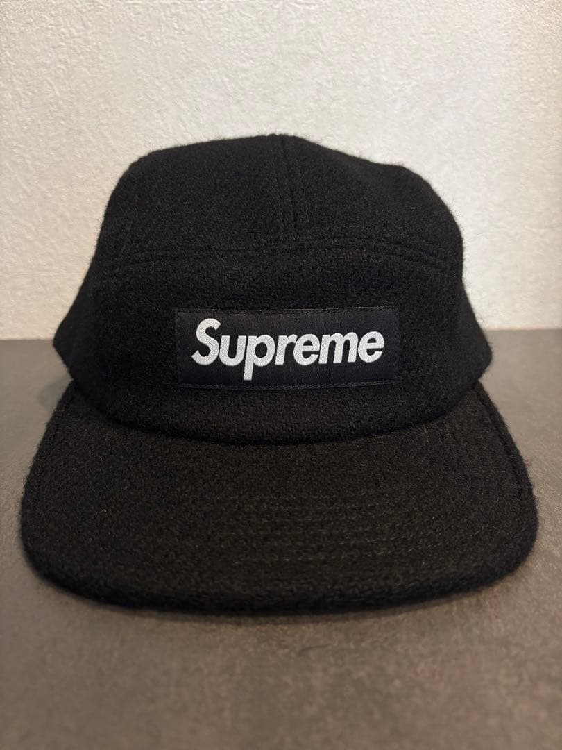 supreme ボックスロゴ　ジェットキャップ　ウール Supreme（シュプリーム） 【並行輸入品】Supreme Wool Camp Cap ウール