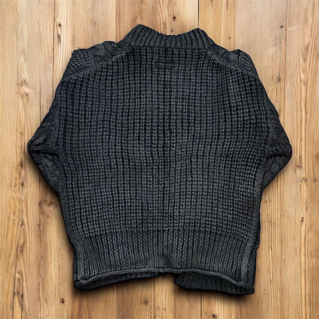 新品 elephant TRIBAL fabrics カオス アランニット 黒 - メルカリ