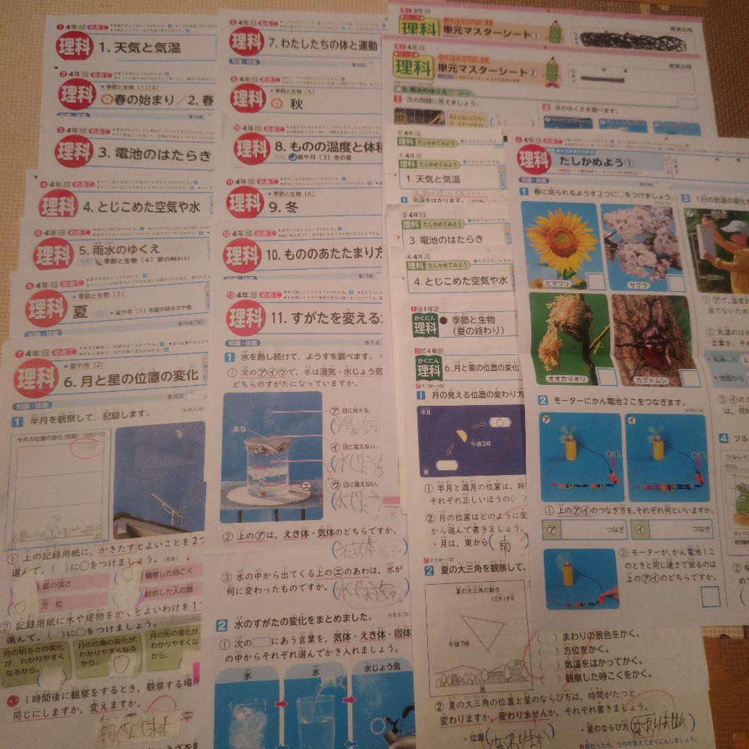 カラーテスト4年生 理科 青葉出版 - メルカリ