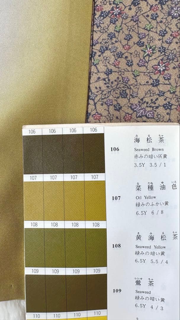 作家物 美品 小花が可愛い 型染め 小紋 正絹