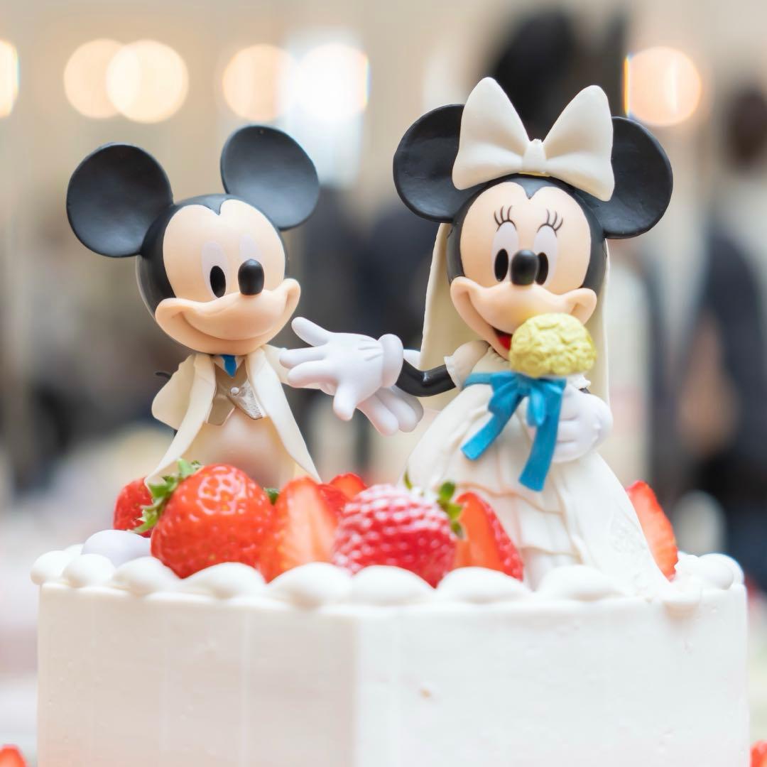 ディズニー ケーキトッパー ミッキー ミニー ウェディング 結婚式