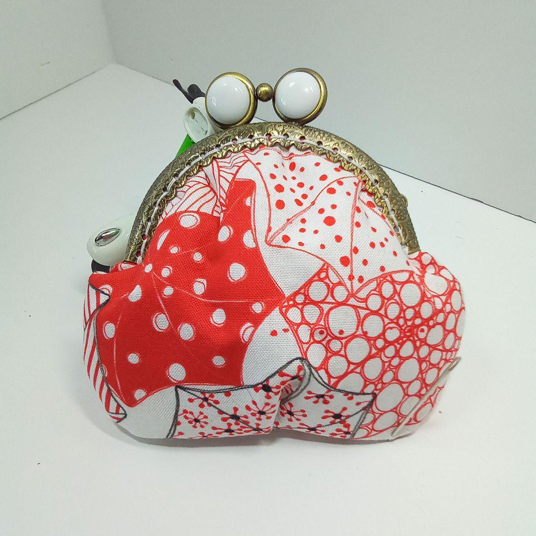 ロラライハリス ハンドメイド がま口ポーチ アルブレラ柄 - メルカリ