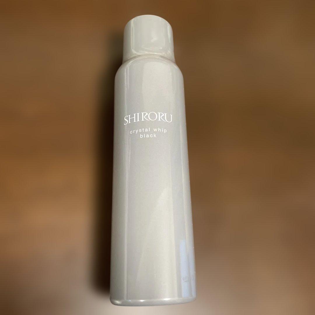 SHIRORU crystal whip black 洗顔料 120g - メルカリ