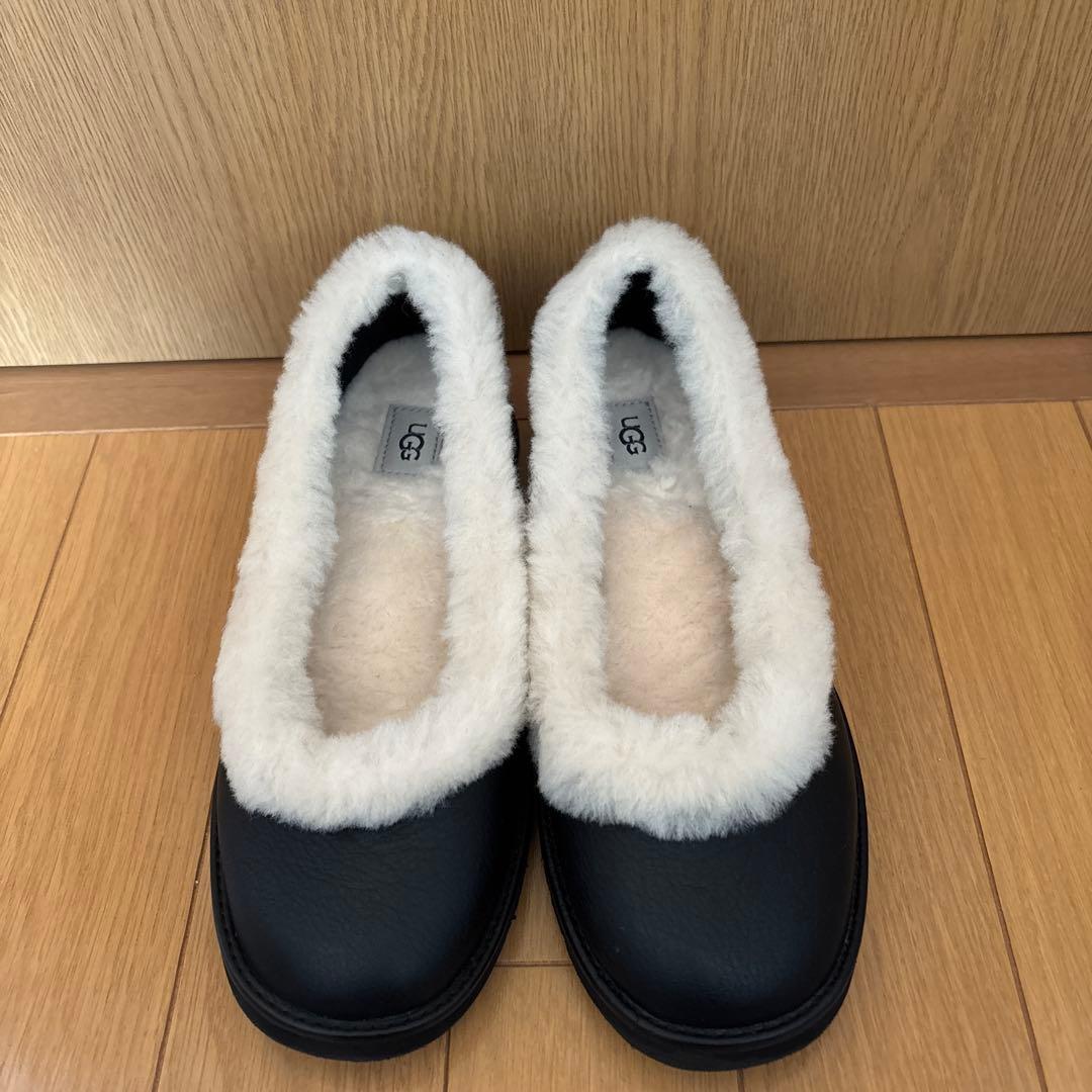 ☆UGG ☆Zora Leather Ballet Flat ☆ブラック☆一度着 - メルカリ