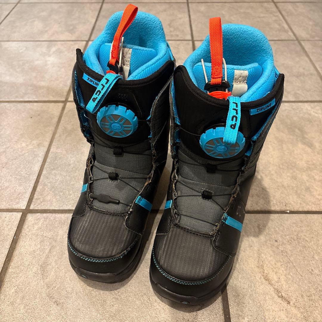 BURTON ZIPLINE スノーボードブーツ キッズ 24cm バートン BURTON（バートン） 23-24 BURTON スノーボード ブーツ キッズ Kids