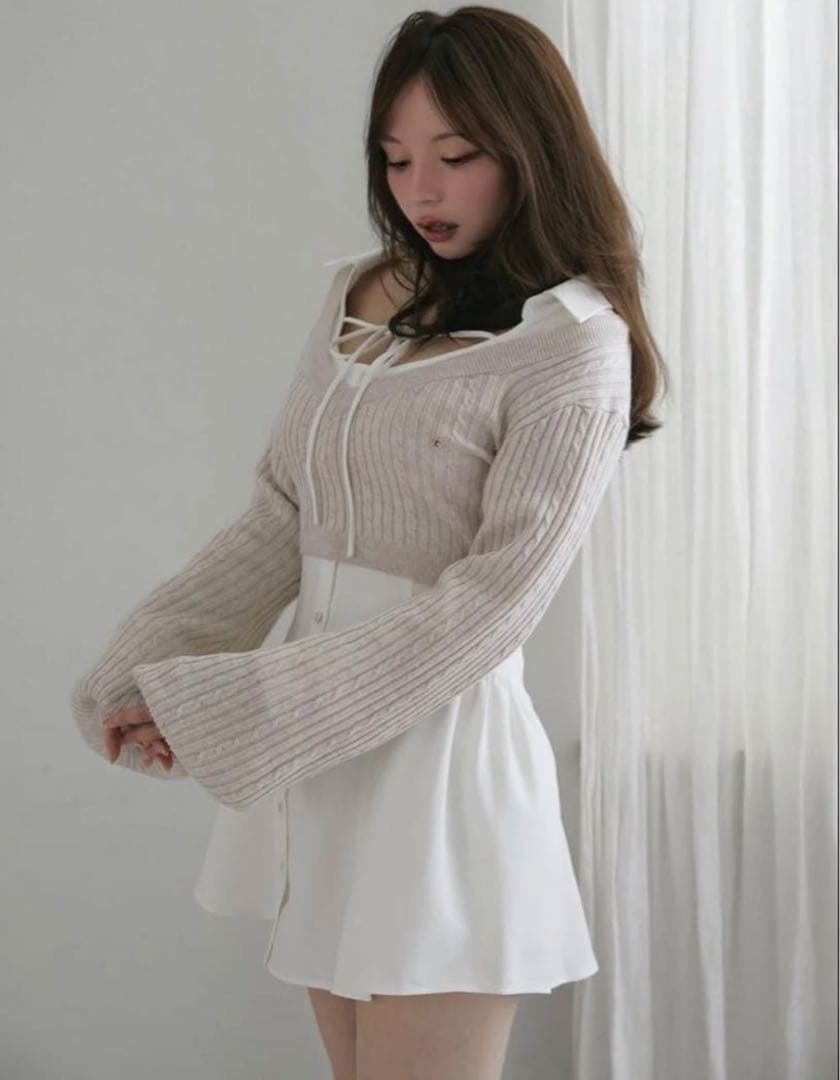 ワンピース ANDMARY Rio blouse set dress ANDMARY】Rio blouse set dress