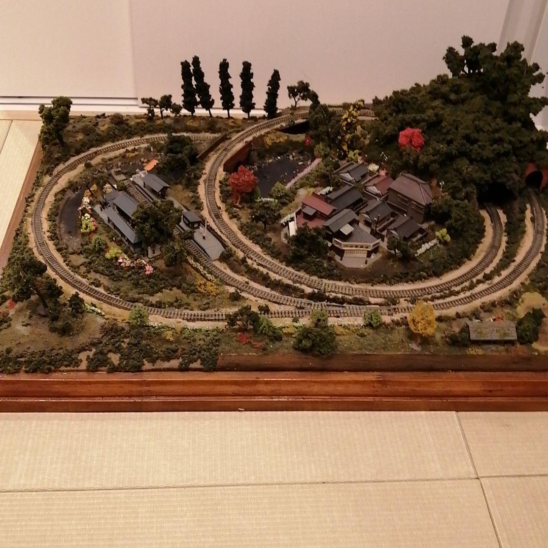 ☆tomix N-600☆ジオラマ☆76cm×98cm トミックス 鉄道模型 ジオラマ展示台 Nゲージ用 ケース付 TOMIX機関庫