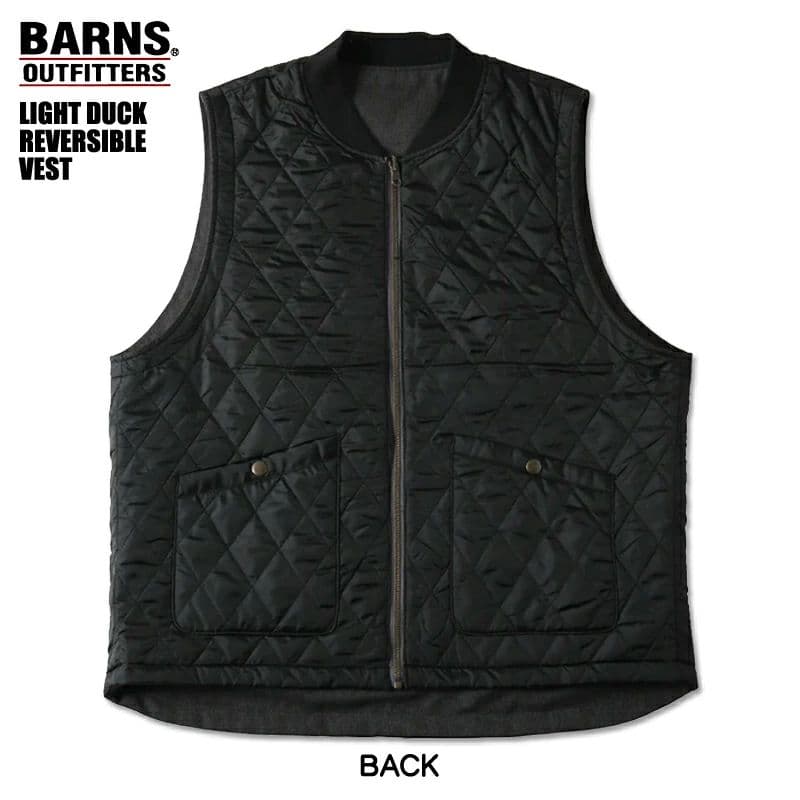 BARNS OUTFITTERS ライトダック リバーシブル ベスト - メルカリ