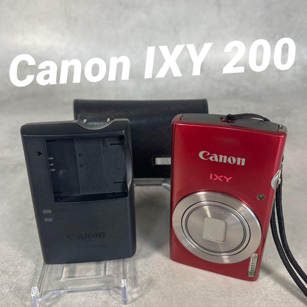 ✨極美品✨ Canon IXY 200 レッド オールド コンデジ 充電器セット