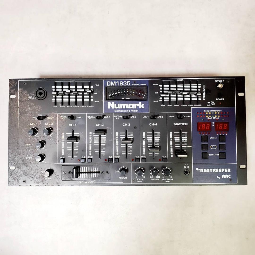 現状品・通電確認済】Numark DM1635 高性能 4ch DJミキサー - メルカリ