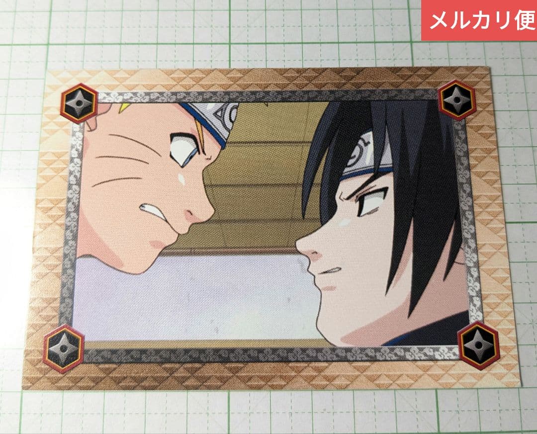 ナルト　初期　ブロマイド　カード　うずまきナルト　うちはサスケ ナルト 初期 ブロマイド カード うずまきナルト ⑦ お色気の術 - メルカリ